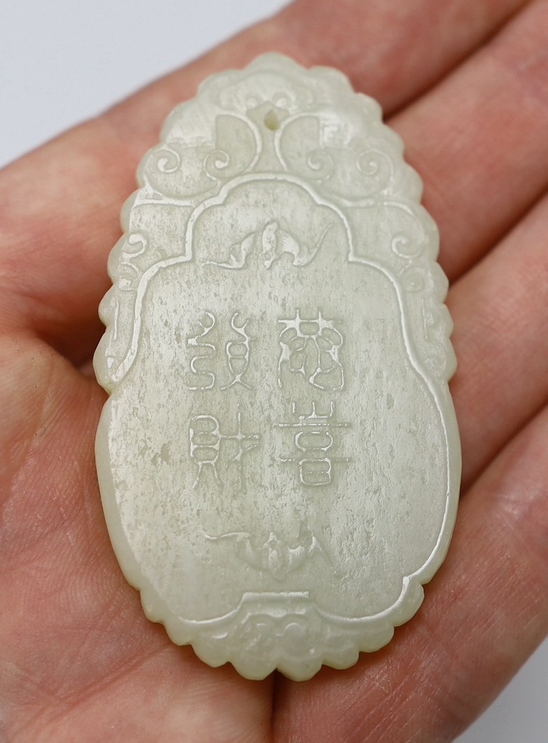 Three Chinese jade or bowenite carvings